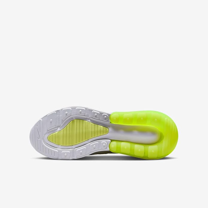 Big Kid's Nike Air Max 270 White/Anthracite-Limelight (943345 123)