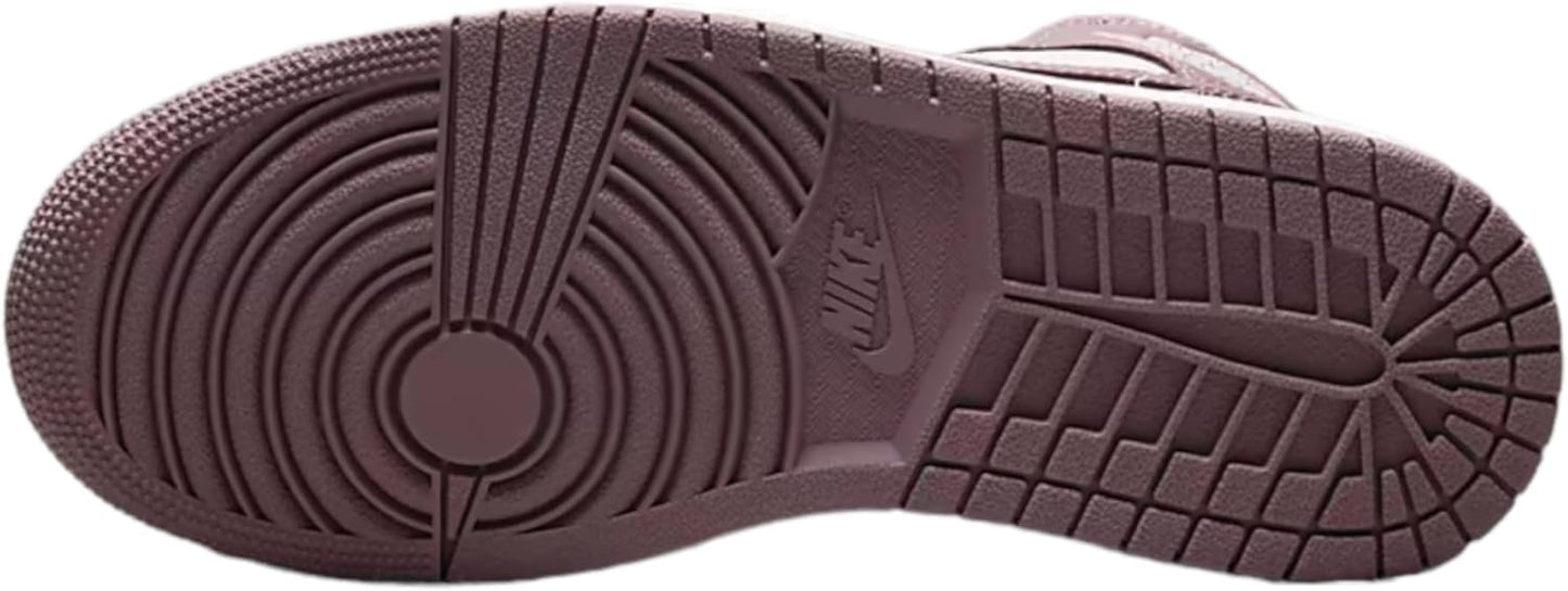 Women's Air Jordan 1 Mid Pure Platinum/sky J Mauve-sail (bq6472 050) Sneakers - Premium Brand Shoes for Men and Women