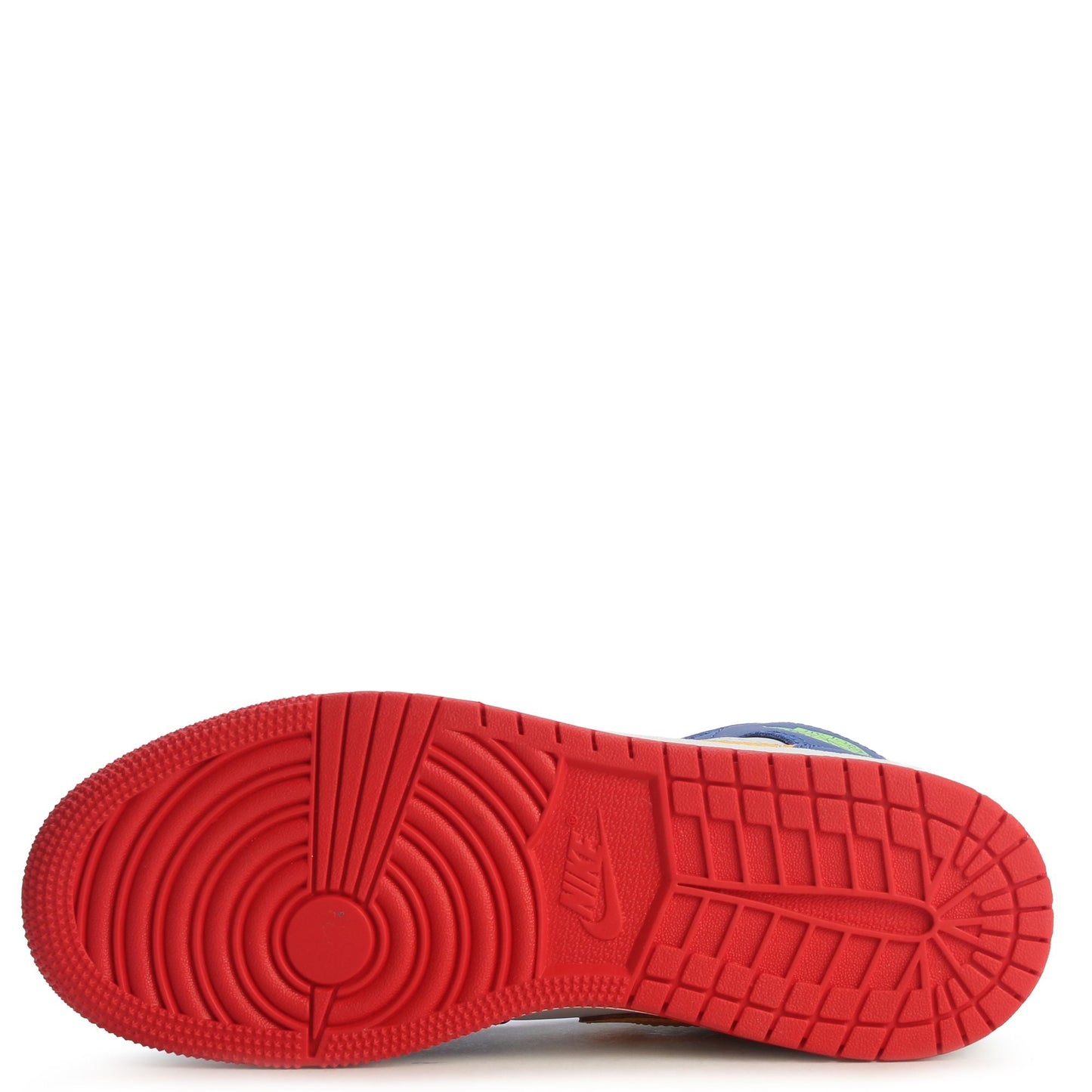 Big Kid's Jordan 1 Mid BG Racer Blue/Speed Red-Gold (IM6562 445)