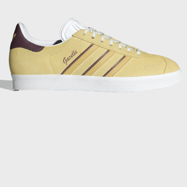 Adidas Women's GazelleAlmost Yellow / Oat / Maroon