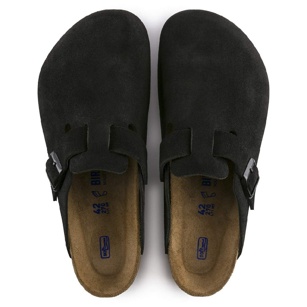 Unisex Birkenstock Boston Soft Footbed Black (0660471) Sneakers - Premium Brand Shoes for Men and Women