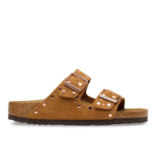 Birkenstock Arizona "Rivet Border" - Mink