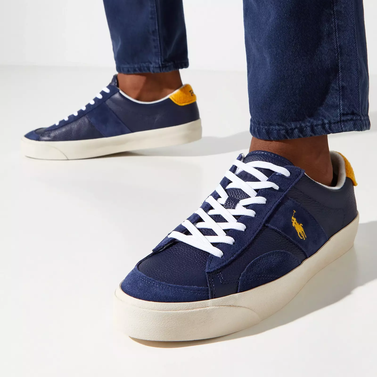 Sayer Leather-suede Sneakers - Premium Brand Shoes for Men and Women
