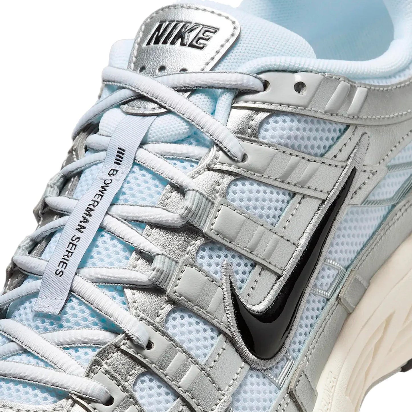 Nike P-6000 'White Metallic Silver Flat Silver Black' (2025)