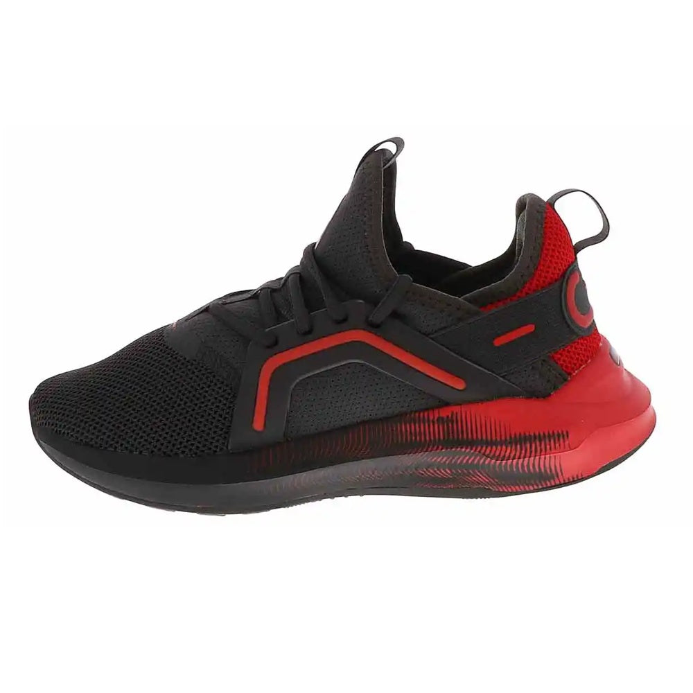 Big Kid's Puma Softride Enzo 5 Rapid Res Dusky Gray-For All Time Red (403994 01)