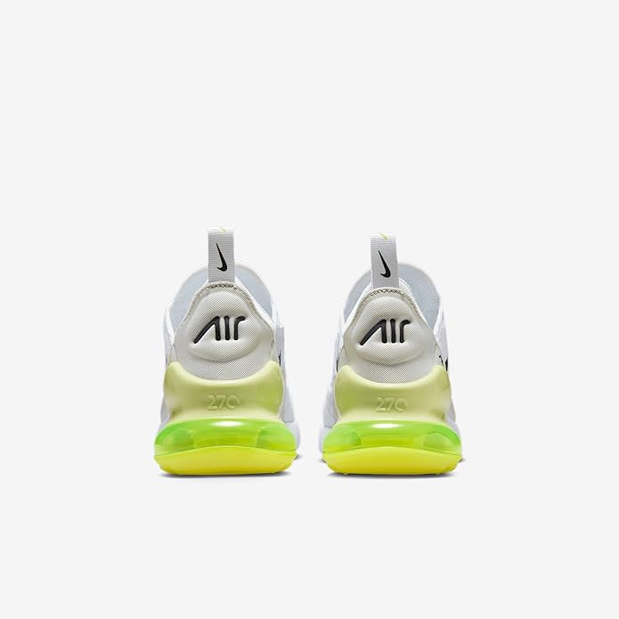 Big Kid's Nike Air Max 270 White/Anthracite-Limelight (943345 123)