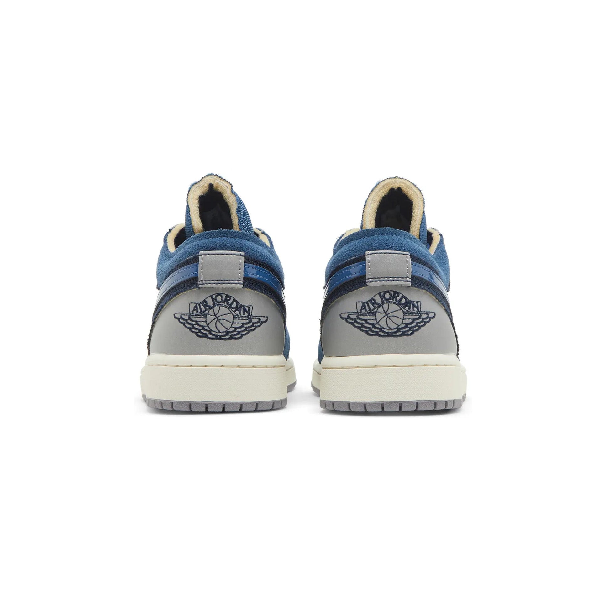 Air Jordan 1 Low SE Craft 'Obsidian French Blue Ashen Slate White' (2023)