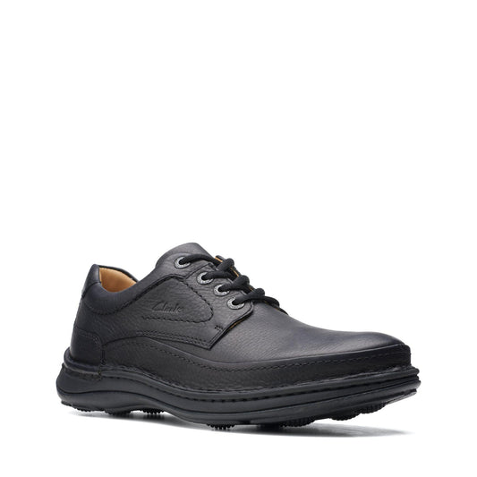 Clarks Mens Shoe Nature Three Black Leather