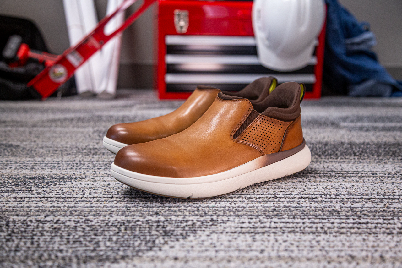 Fleet Work Comp Toe Slip on Sneakers - Premium Brand Shoes for Men and Women