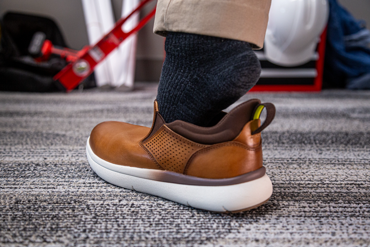 Fleet Work Comp Toe Slip on Sneakers - Premium Brand Shoes for Men and Women