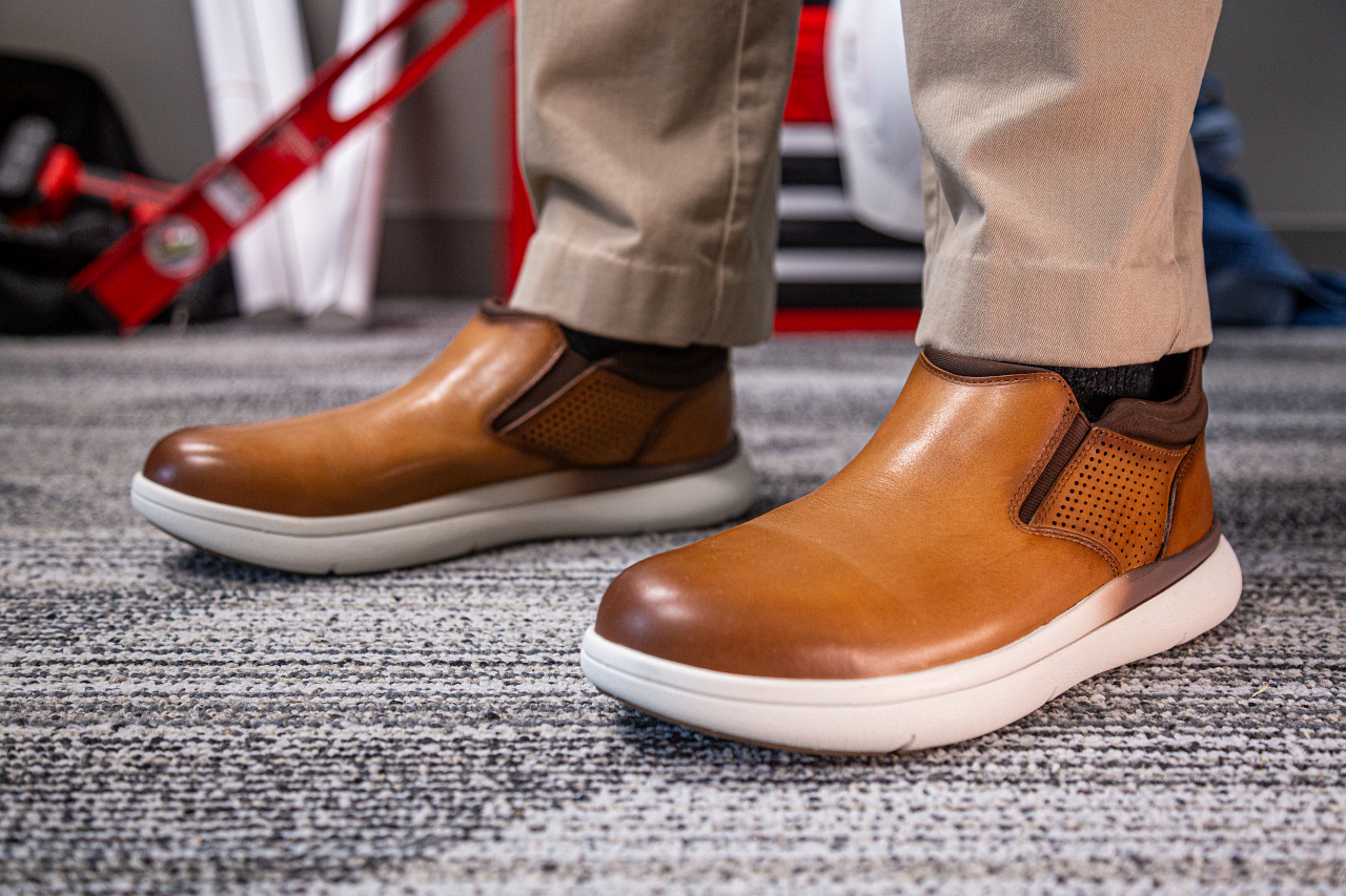 Fleet Work Comp Toe Slip on Sneakers - Premium Brand Shoes for Men and Women