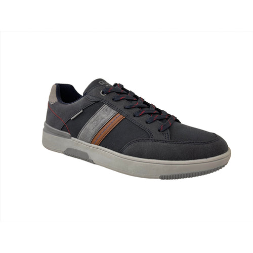 Route 21 Mens 6 Eye Lace Leisure Shoe M613C Navy