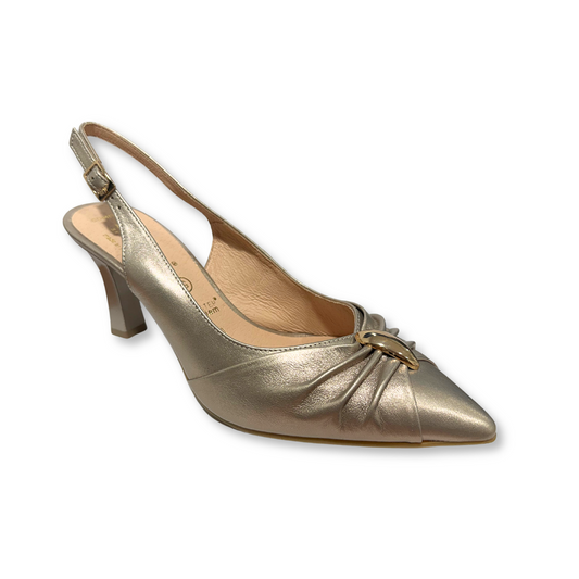 Bioeco Womens Shoe 4290 Gold Leather