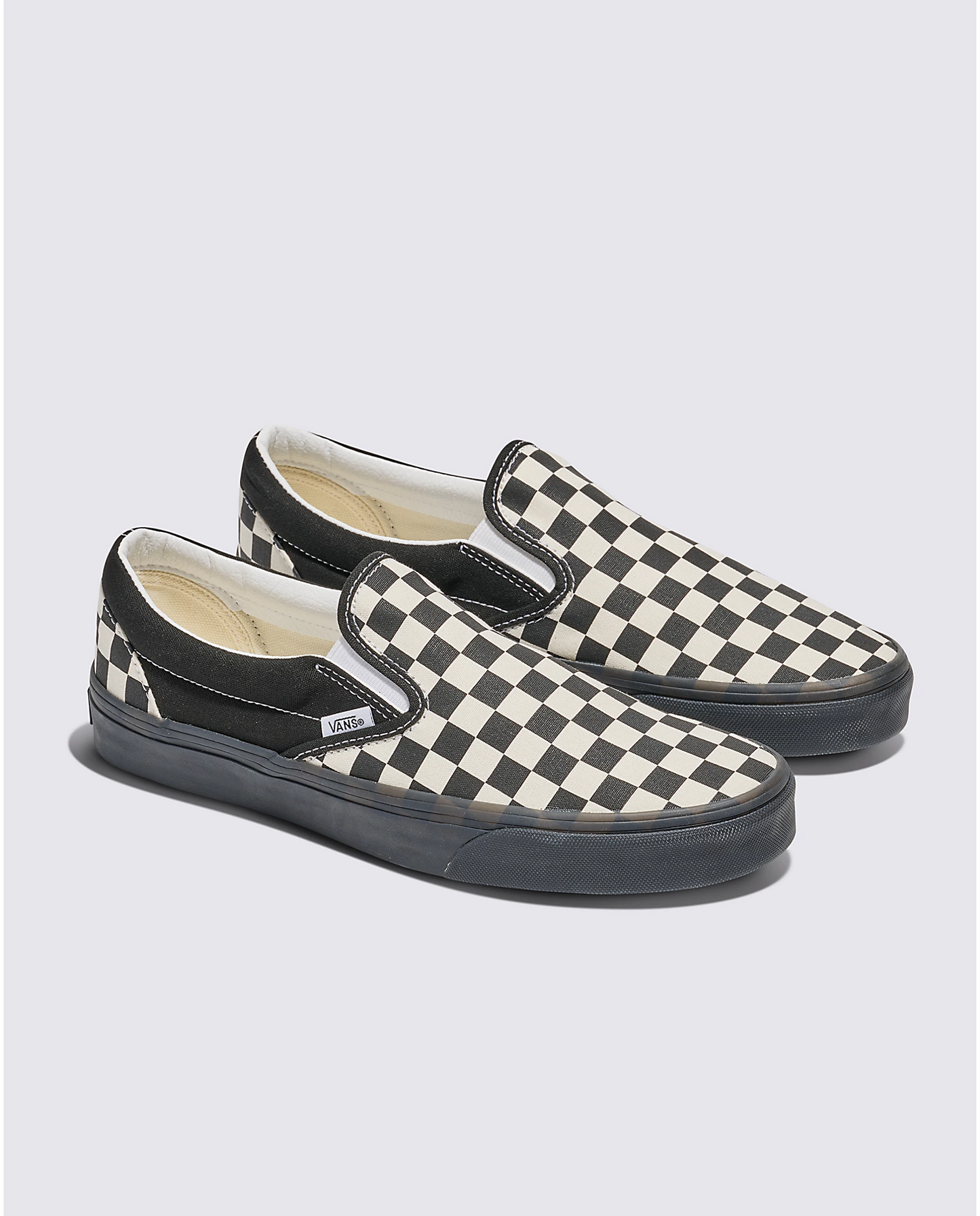 Checkerboard Slip on Sneakers - Premium Brand Shoes for Men and Women