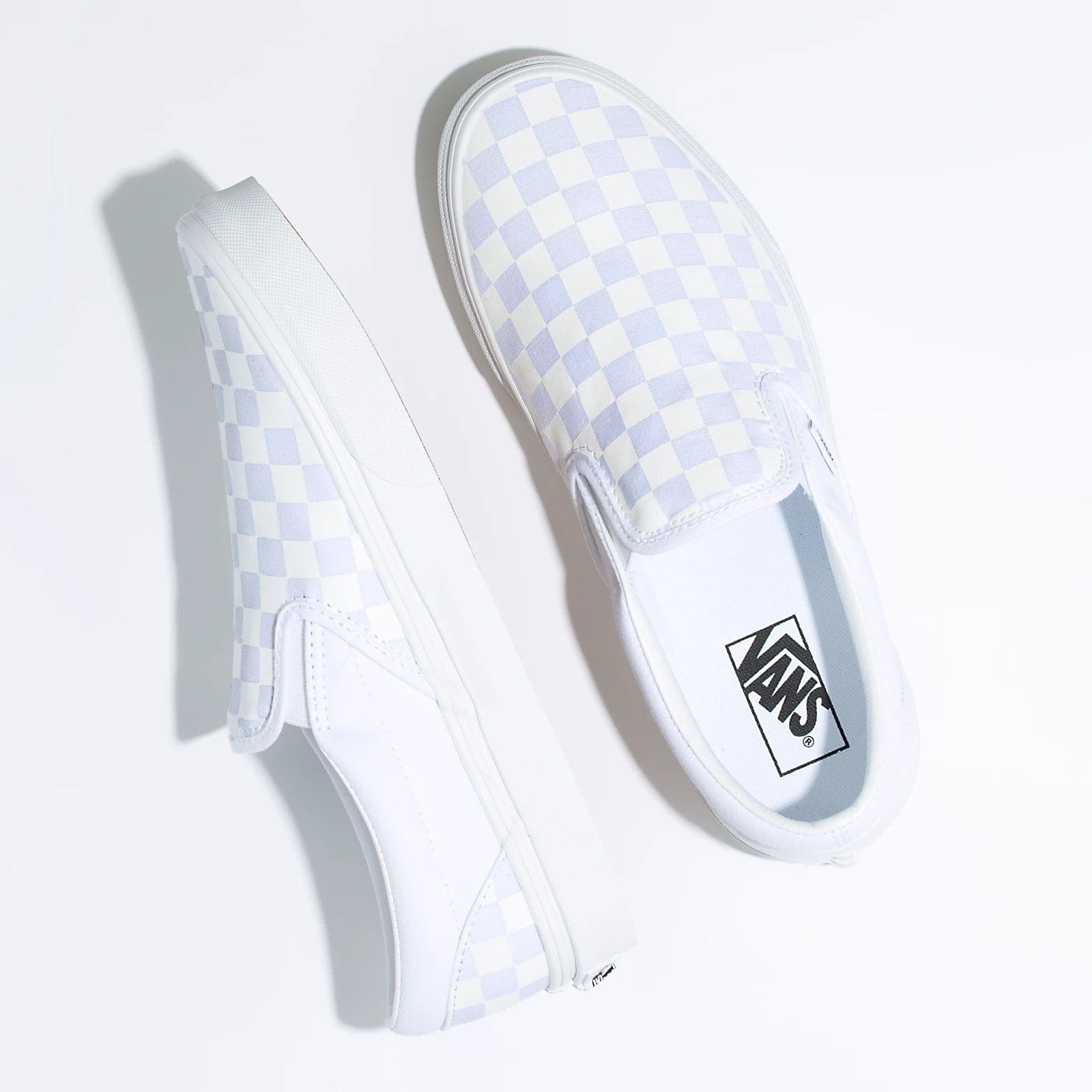 Checkerboard Slip on Sneakers - Premium Brand Shoes for Men and Women