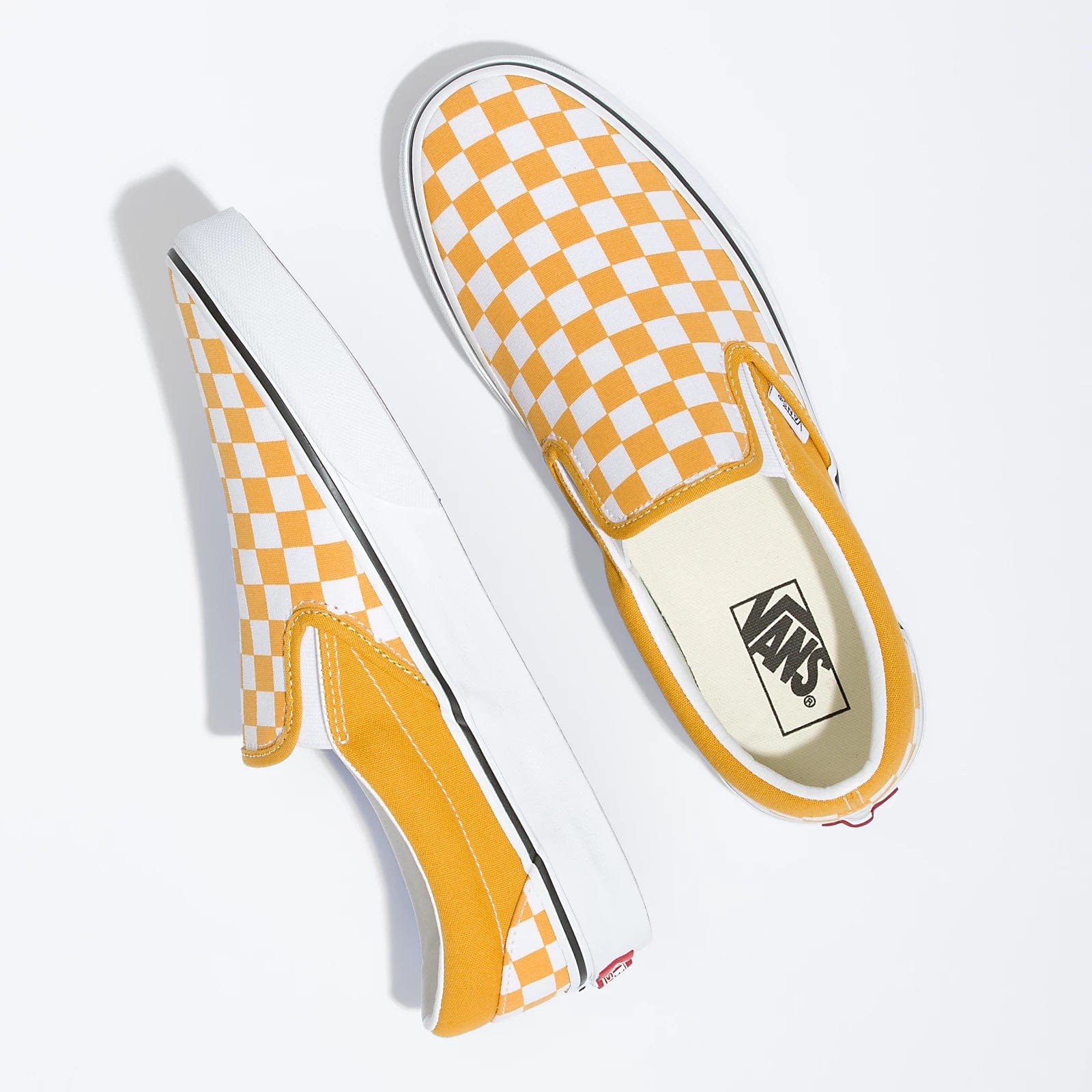 Checkerboard Slip on Sneakers - Premium Brand Shoes for Men and Women