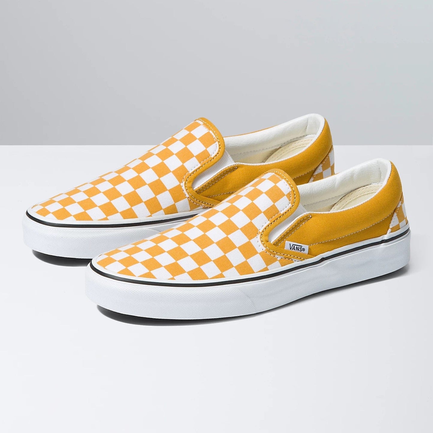 Checkerboard Slip on Sneakers - Premium Brand Shoes for Men and Women