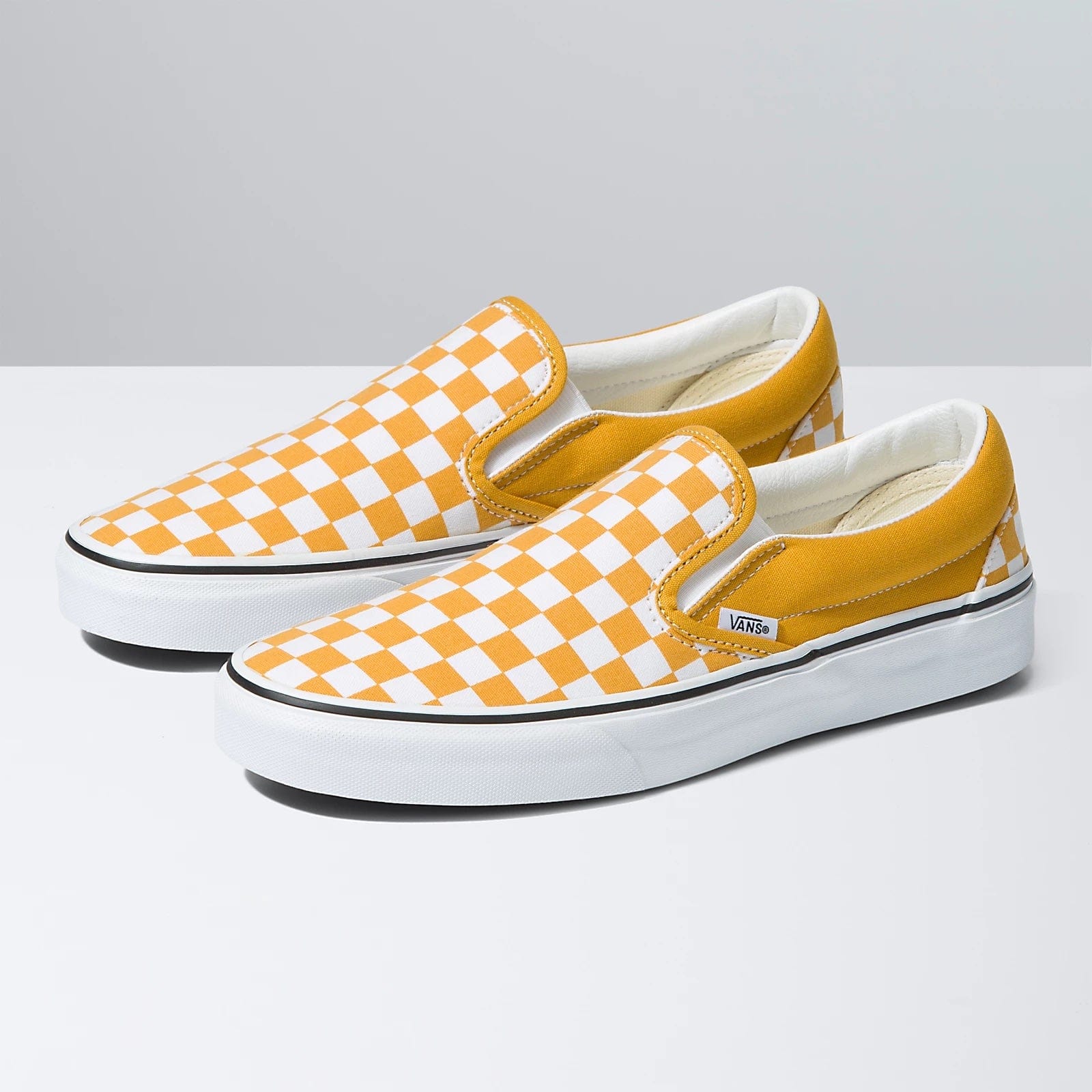 Checkerboard Slip on Sneakers - Premium Brand Shoes for Men and Women