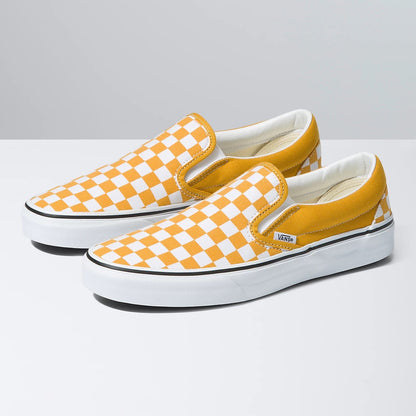 Checkerboard Slip on Sneakers - Premium Brand Shoes for Men and Women