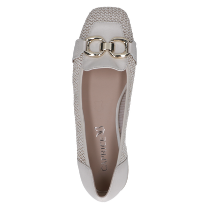 Caprice Womens Shoe 9-24201-46 Off White Combination