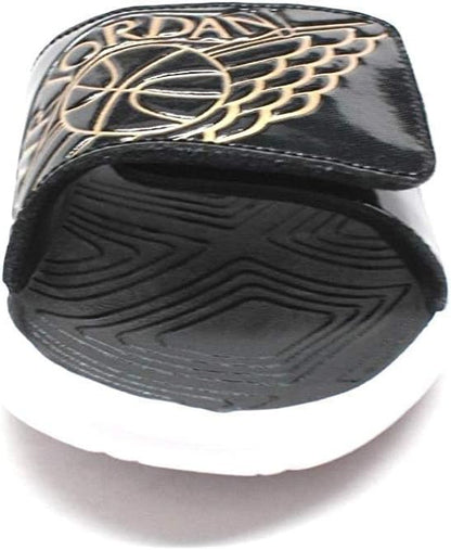 Big Kid's Jordan Hydro 7 Black/Metallic Gold-White (AA2516 021)