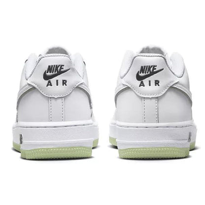 Big Kid's Nike Air Force 1 White/Honeydew-White-Black (CT3839 108)