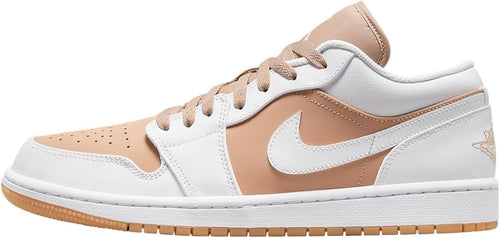 Men's Jordan 1 Low White/white-hemp-gum Yellow (dn6999 100) Sneakers - Premium Brand Shoes for Men and Women