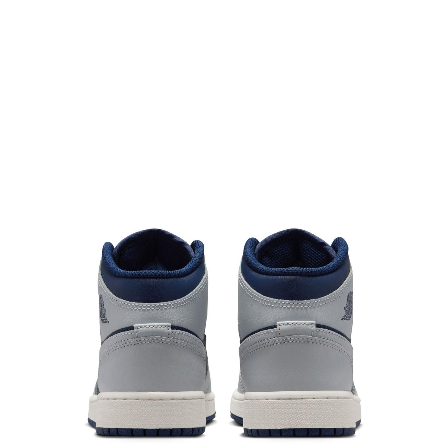 Big Kid's Jordan 1 Mid Blue Void/Pure Platinum (DQ8423 403)
