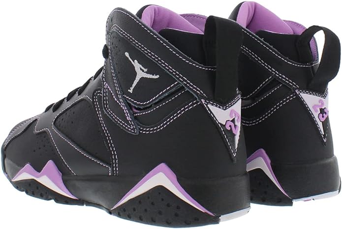 Big Kid's Jordan 7 Retro Black/Barely Grape (DV2255 055)