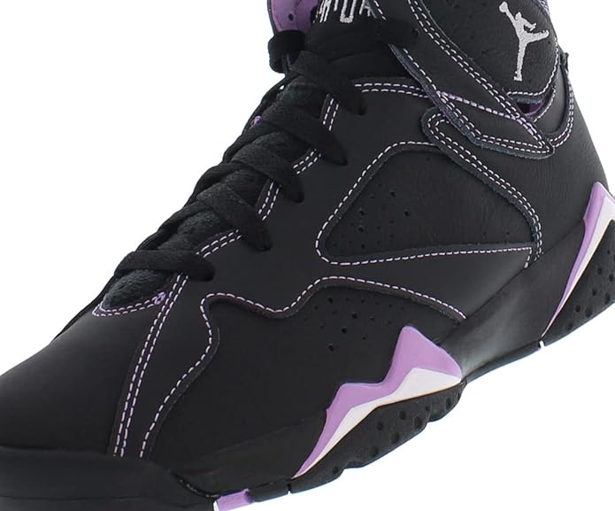 Big Kid's Jordan 7 Retro Black/Barely Grape (DV2255 055)