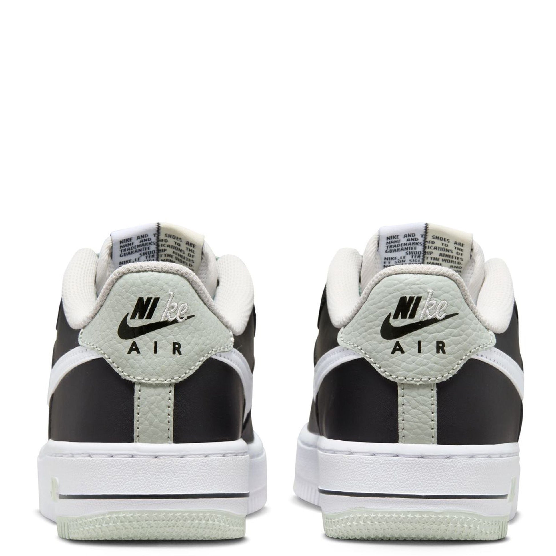 Big Kid's Nike Air Force 1 LV8 1 Black/Light Silver-Phantom (FB9035 002)