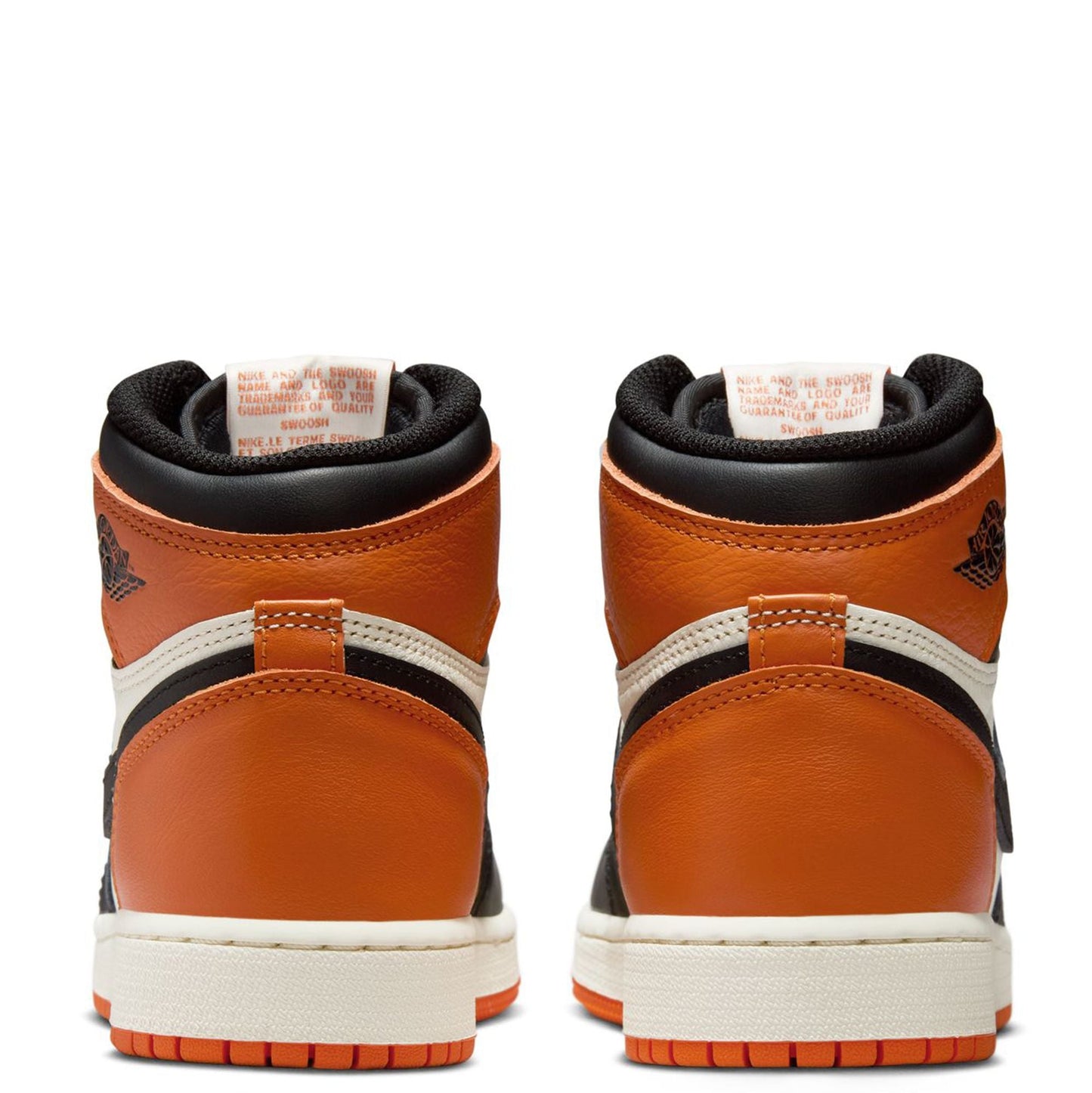 Big Kid's Jordan 1 Retro High OG Black/Black-Sail-Starfish (FD1437 008)
