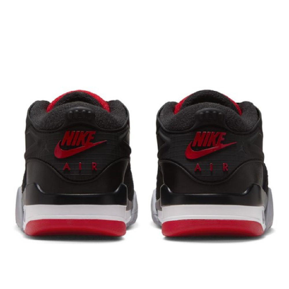 Big Kid's Jordan 4 RM Black/Varsity Red-Wolf Grey (FQ7938 061)
