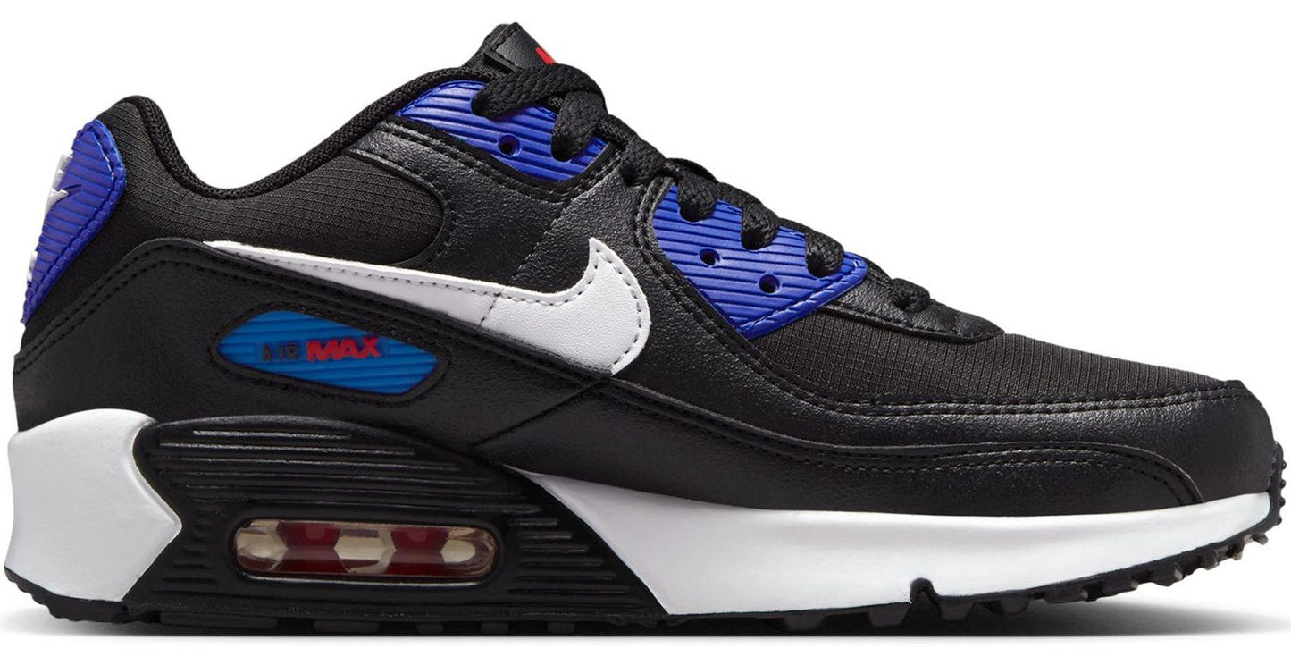 Big Kid's Nike Air Max 90 NN Black/White-University Red (FV0369 001)