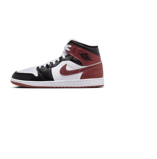 Men's Jordan 1 Mid SE White/dark Pony-black (hf3216 102) Sneakers - Premium Brand Shoes for Men and Women