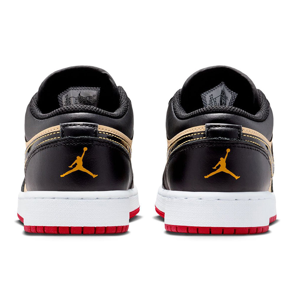 Big Kid's  Air Jordan 1 Low SE "Pizza" Sesame/Black-Fire Red-White (HQ2016 200)