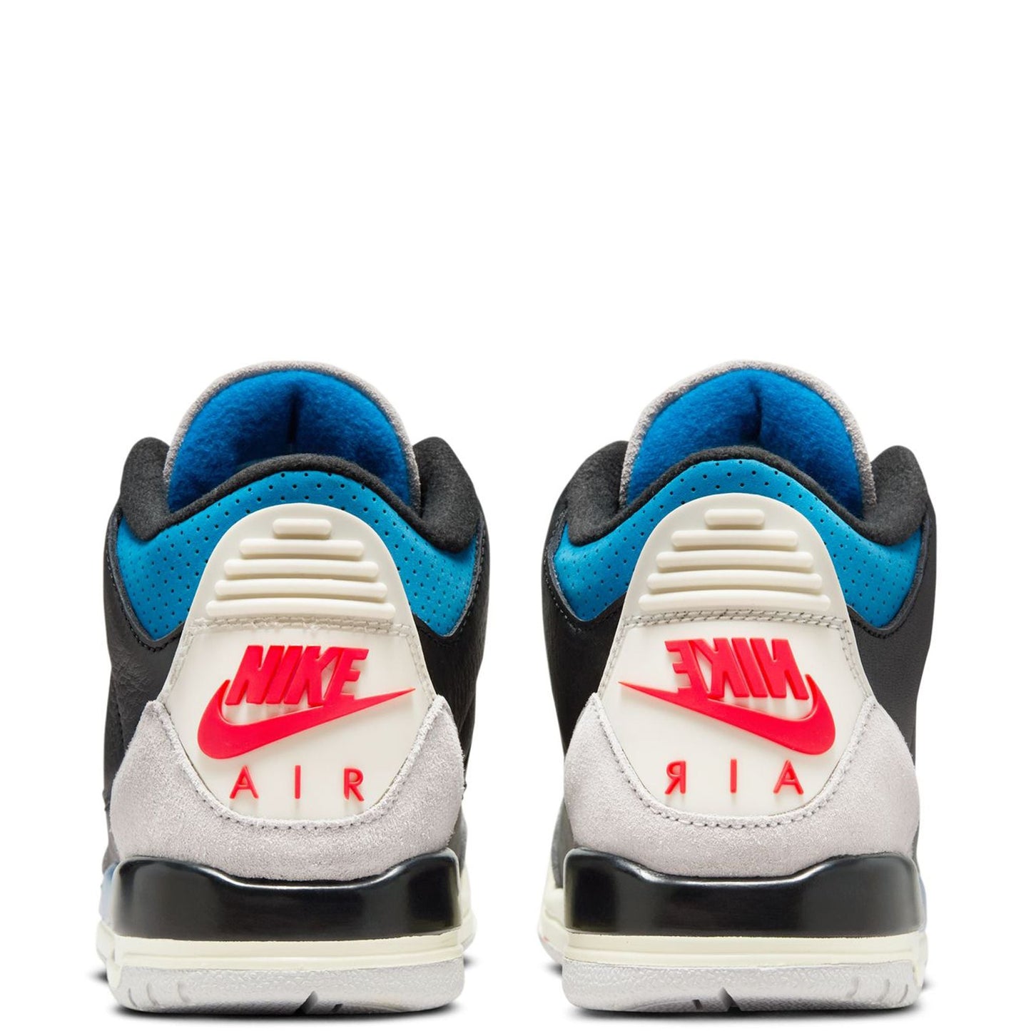 Big Kid's Jordan 3 Retro "Rare Air" Blk/Chil Rd-Neutral Gry (IB8968 004)