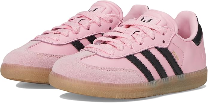 Big Kid's Adidas Samba Messi J LTPink/Black/Gum4 (JR0424)